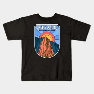 Angels Langing - Zion National Park Kids T-Shirt